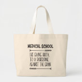 Medisch student Medisch Student Funny Grote Tote Bag (Voorkant)