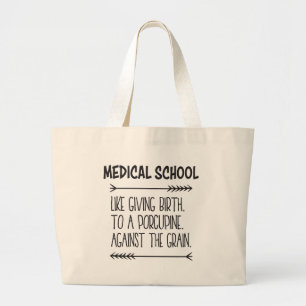 Medisch student Medisch Student Funny Grote Tote Bag