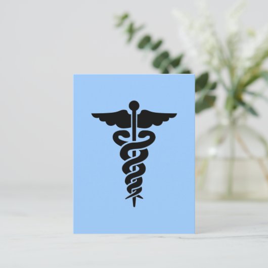 Medisch symbool briefkaart (Staand voorkant)