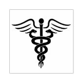 Medisch symbool dokter verpleegster rubberstempel (Afrduk)