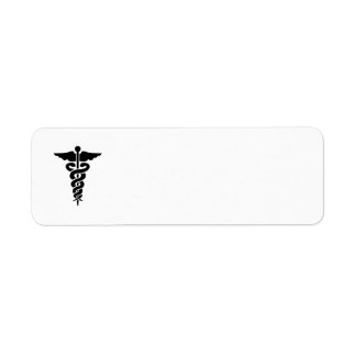Medisch symbool etiket