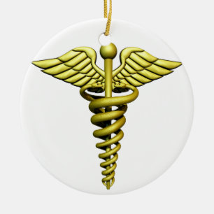 Medisch symbool keramisch ornament