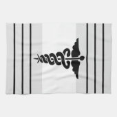 Medisch symbool  theedoek (Horizontaal)