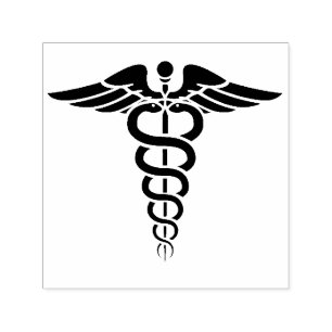 Medisch symbool zelfinktende stempel