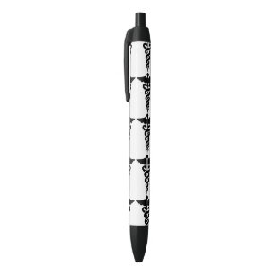 Medisch symbool zwarte inkt pen