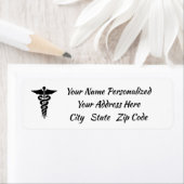 Medisch symbooletiket etiket (Insitu)