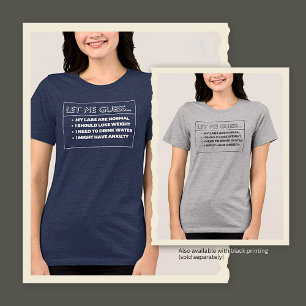 Medisch Vakgebied Typische Antwoorden Tri-Blend Shirt