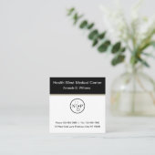 Medisch verpleegkundige vierkante visitekaartje (Staand voorkant)