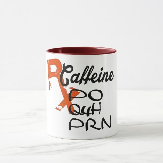 medisch woordje grappig Caffeine PO Q4H PRN Mok on (Midden)
