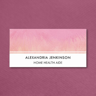 Medische Aide Schattige Peach Pink Blush Stijlvol Naamplaatje