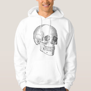 Medische anatomie schedel artiest schets hoodie