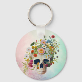  medische anatomie schedel bloemendokter sleutelhanger