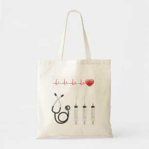 Medische apparatuur Hartslag Gezondheidszorg Tote Bag