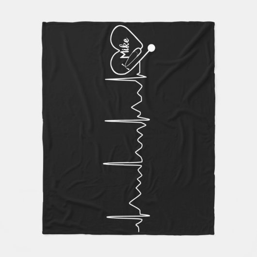 Medische arts Aangepaste kleur op maat Fleece Deken (Voorkant)