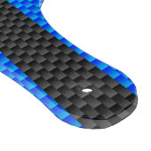 Medische arts MD Caduceus op koolstofvezelstijl Snijplank (Hoek)