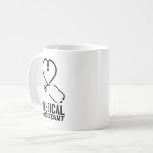 Medische assistent anesthesist Pensioencadeau Koffiemok (Voorkant links)