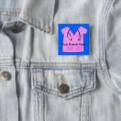 Medische assistent-badge  vierkante button 5,1 cm (In situ)