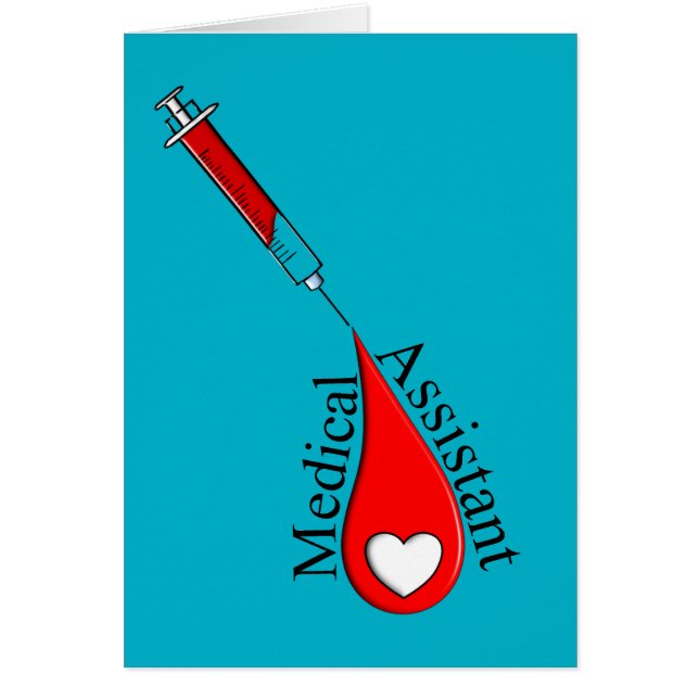Medische assistent Bloed Slagkunst (Voorkant)