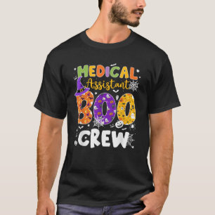 Medische Assistent Boo Crew Ghost Nurse Halloween T-shirt