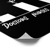 Medische assistent CAM-niveau van luie artsen Poster (Hoek)