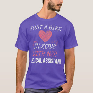 Medische assistent geeft vrouw Vriendin waar ik va T-shirt