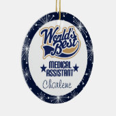 Medische assistent Gepersonaliseerde Gift Ornament (Rechts)