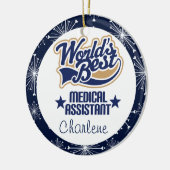 Medische assistent Gepersonaliseerde Gift Ornament (Links)