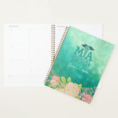 Medische assistent Groene Floral - Aangepast Planner (Display)