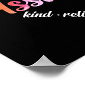 Medische assistent Hart Word Cloud Waterverf Poster (Hoek)