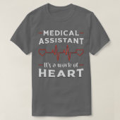 Medische assistent Hartarts geneeskundige verpleeg T-shirt (Design voorkant)