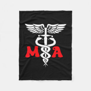 Medische assistent ma cma verpleegkundige dokter a fleece deken
