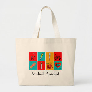 Medische assistent Pop Art Canvas tas