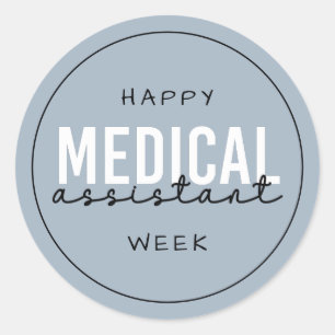 Medische assistent-week   Klinische assistent Ronde Sticker