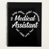 Medische assistent Word Cloud Planner (Voorkant)