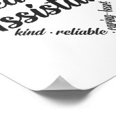 Medische assistent Word Cloud Poster (Hoek)