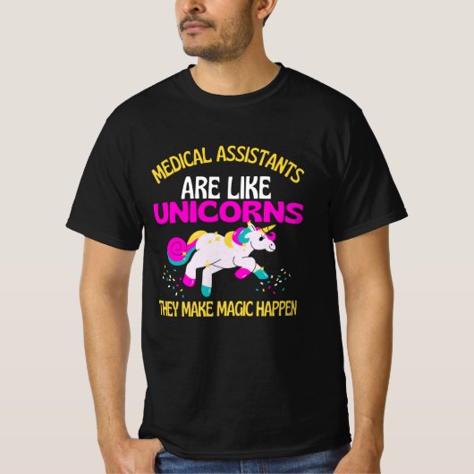 Medische assistenten Unicorn , Magical Unicorn T-shirt (Voorkant)