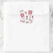 Medische benodigdheden vierkante sticker (Tas)