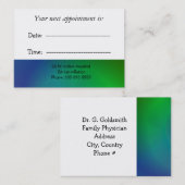 Medische benoeming afsprakenkaartje (Voorkant / Achterkant)