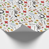 Medische cadeau cadeaupapier (Hoek)