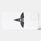 Medische Caduceus Case-Mate iPhone Case (Achterkant (horizontaal))