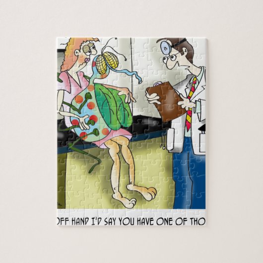 Medische Cartoon 9517 Legpuzzel (Verticaal)