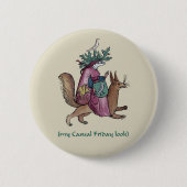 Medische "Casual vrijdag" Ronde Button 5,7 Cm (Voorkant)