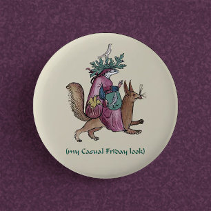 Medische "Casual vrijdag" Ronde Button 5,7 Cm