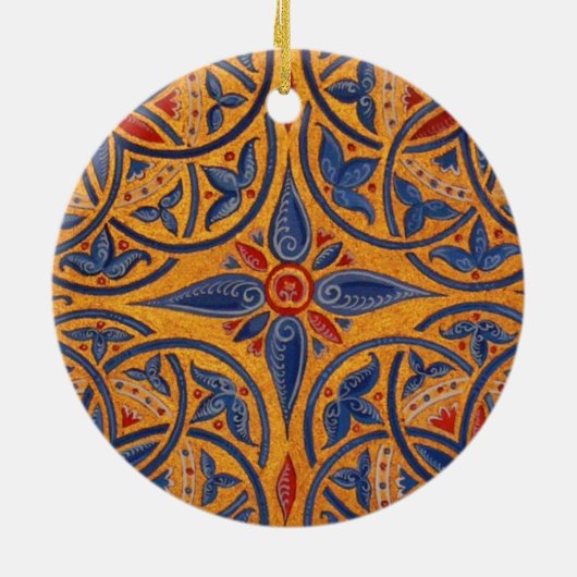 Medische cirkels keramisch ornament (Achterkant)