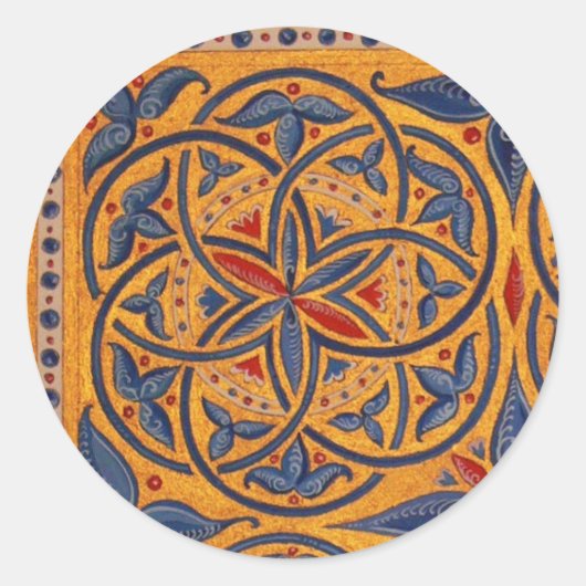 Medische cirkels ronde sticker (Voorkant)