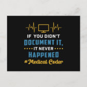 Medische code als je het coderingscd niet hebt ged briefkaart (Voorkant)