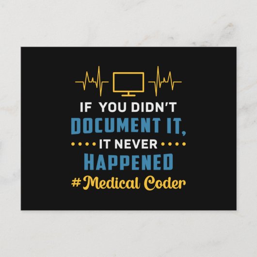 Medische code als je het coderingscd niet hebt ged briefkaart (Voorkant)