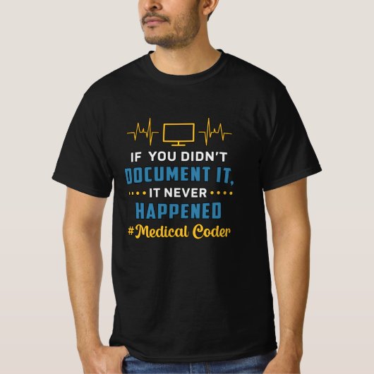 Medische code als je het coderingscd niet hebt ged t-shirt (Voorkant)