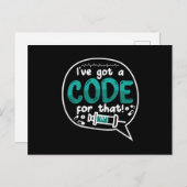 Medische code Ik heb een code voor die ICD-code Briefkaart (Voorkant / Achterkant)