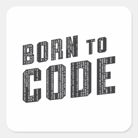 Medische coder die aan coderings-ICD-programmeur w Vierkante Sticker (Voorkant)